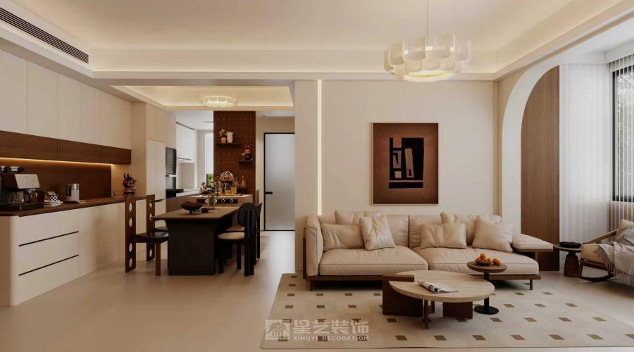 不張揚(yáng)的奶油調(diào)，搭配恰到好處的暖，家就該是這般溫柔的模樣