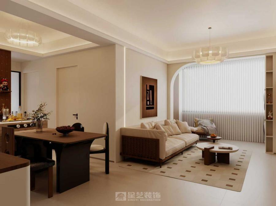 不張揚(yáng)的奶油調(diào)，搭配恰到好處的暖，家就該是這般溫柔的模樣